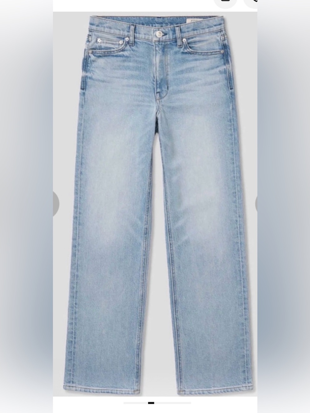AYR Light Wash Straight Leg Jeans - Picture 5 of 11